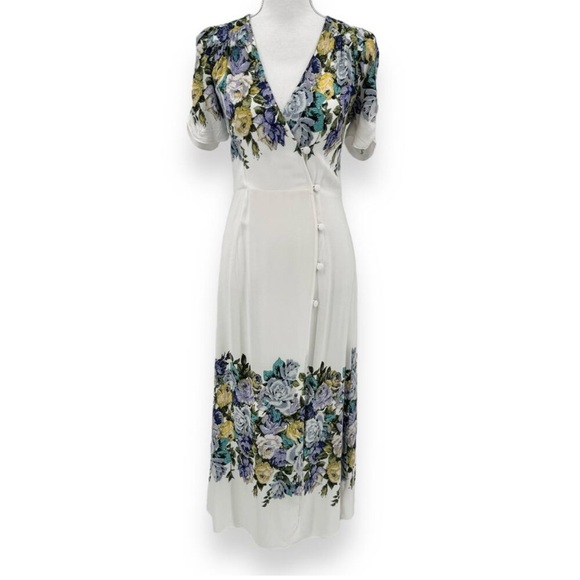 Free People Jamie Floral White Dress - Picture 5 of 9